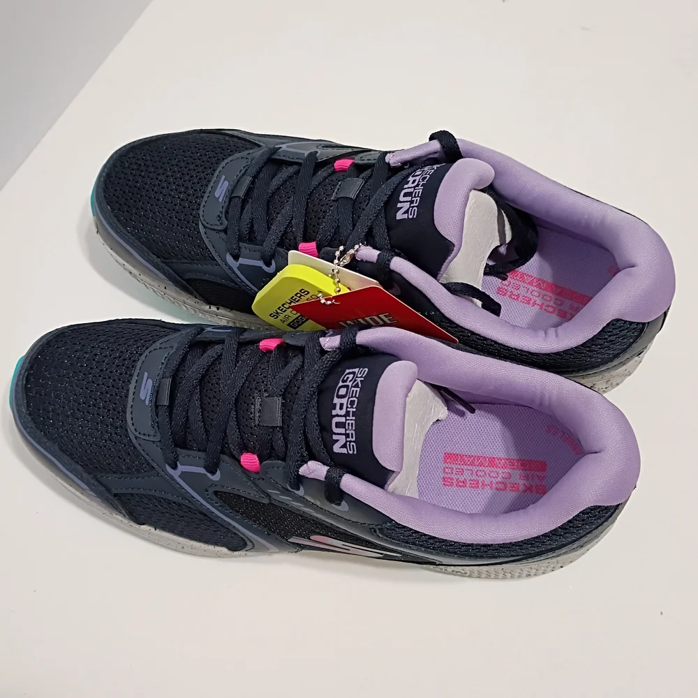 Skechers Go Run Consistent Vivid Horizon Lavender Training Sneakers - Picture 7 of 13